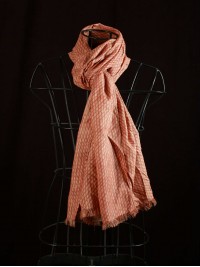 Mesh Print Bagru, Tussar Stole
