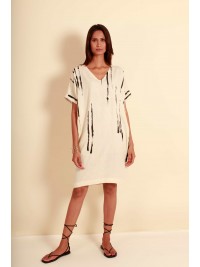 Cocoon Print Dress